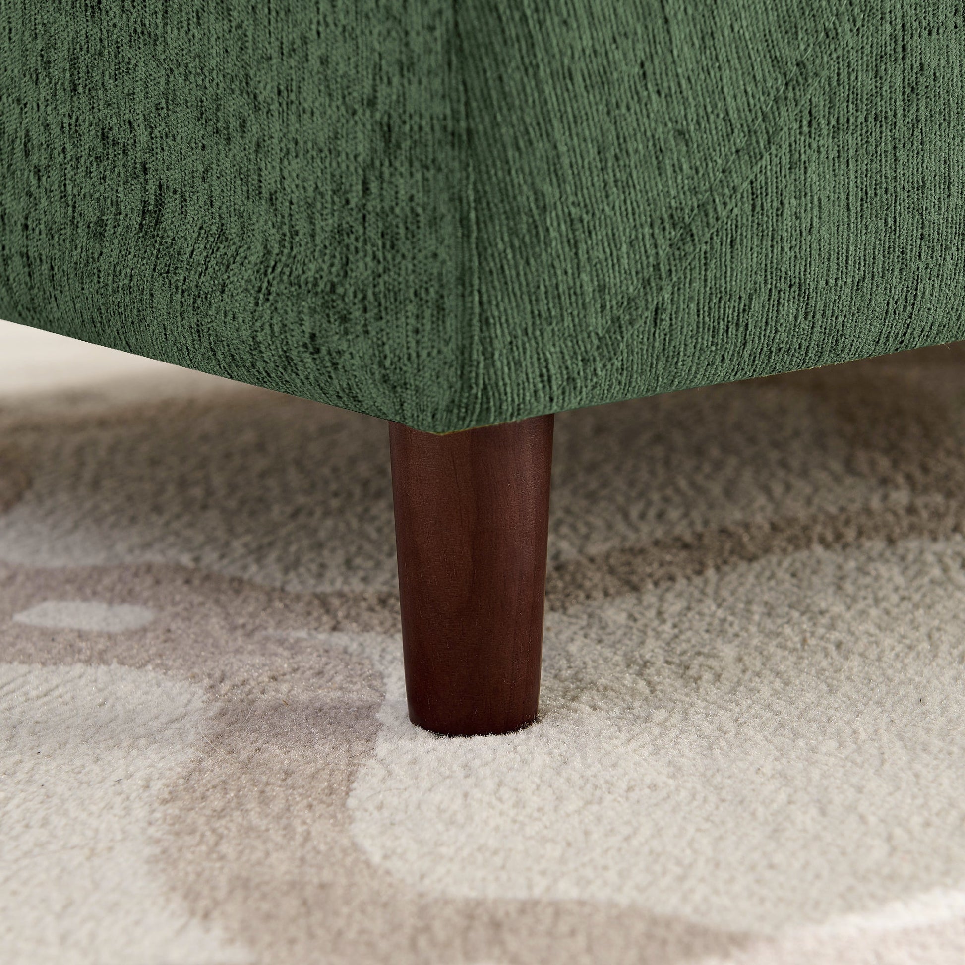 Pet sofa olive green fabric with wooden leg by HouseOfZazla on Tampa Home & Garden Store