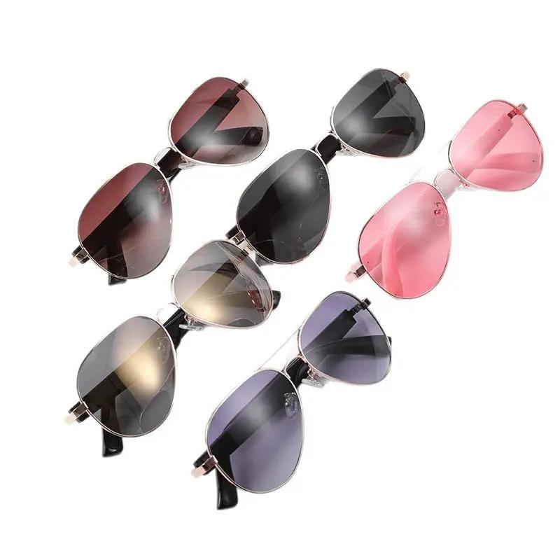 Smart AI Translation Glasses, Bluetooth audio, UV polarized aviator sunglasses in assorted colors on Tampa Home & Garden Store
