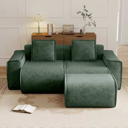 Elegant Velvet Modular Sofa And L Shape Sectional