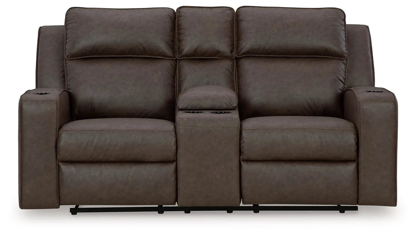 Lavenhorne Double Reclining Loveseat Granite