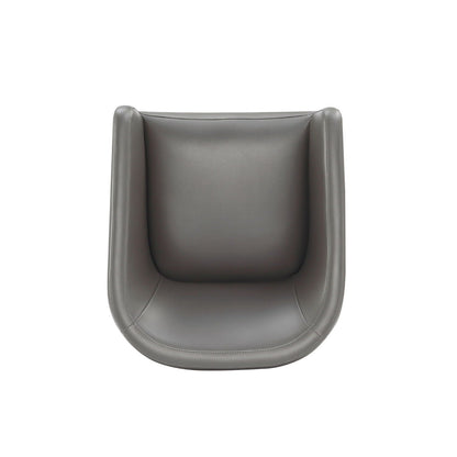Anna and Modern Round Vegan Dining Armchair