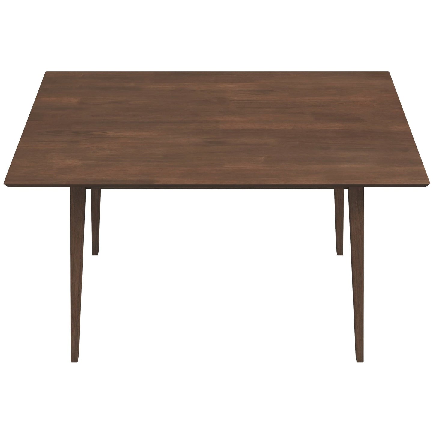 Levi Modern Style Rectangular Dining Table in warm wood finish with tapered legs on Tampa Home & Garden Store