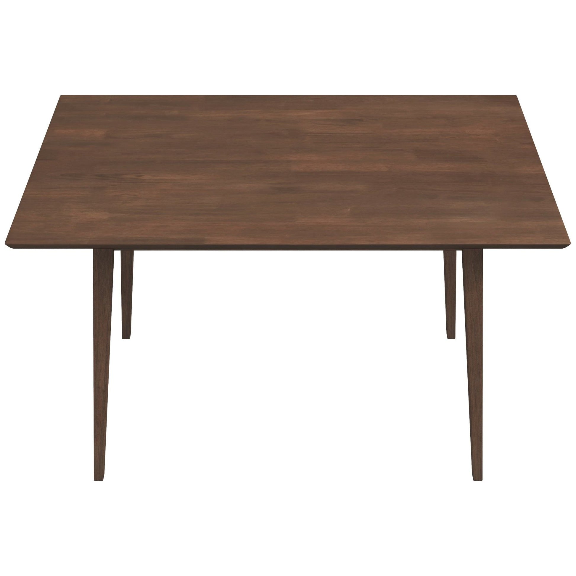 Levi Modern Style Rectangular Dining Table in warm wood finish with tapered legs on Tampa Home & Garden Store