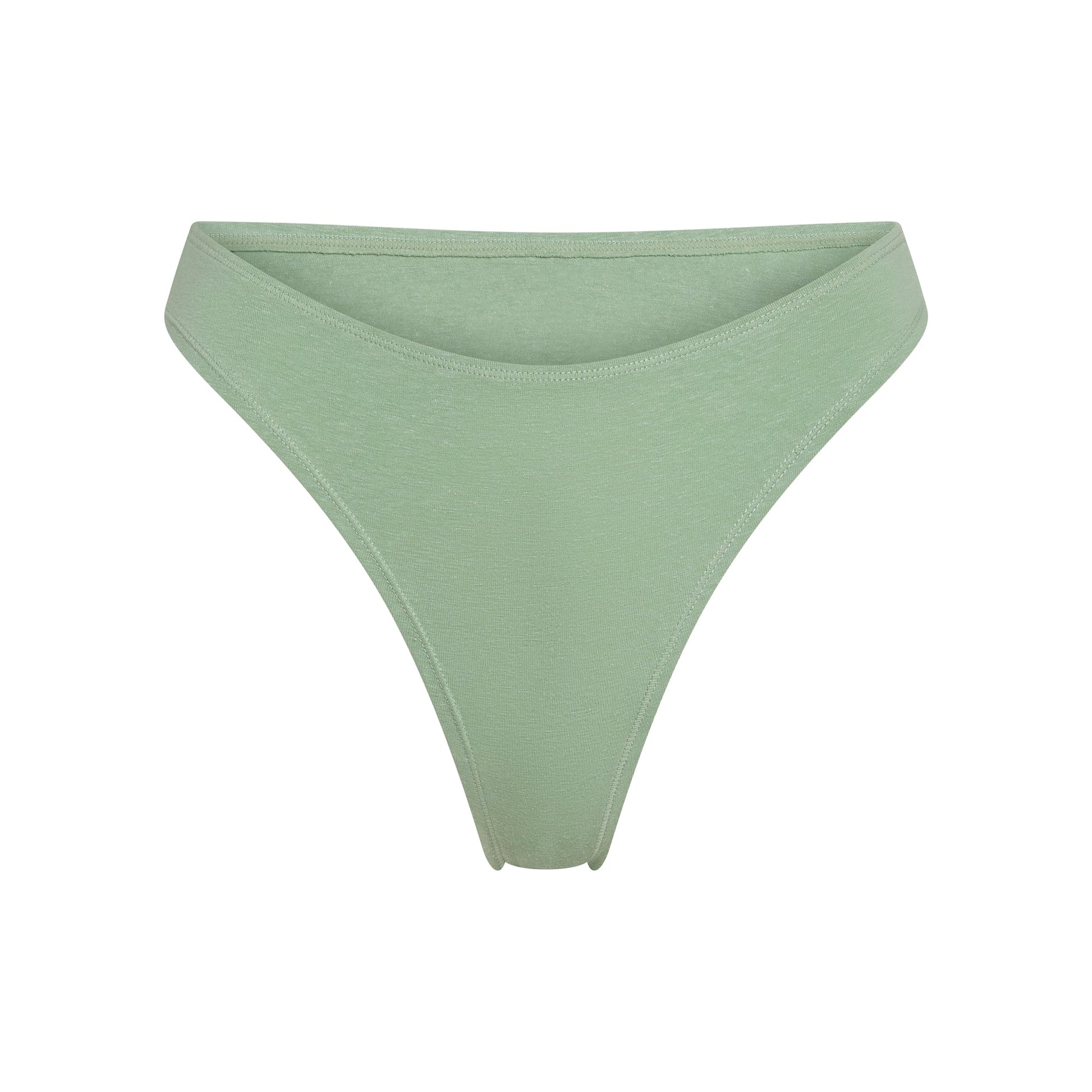 Net Positive hemp thong in mint green, curved front waistband, 1-pack on Tampa Home & Garden Store