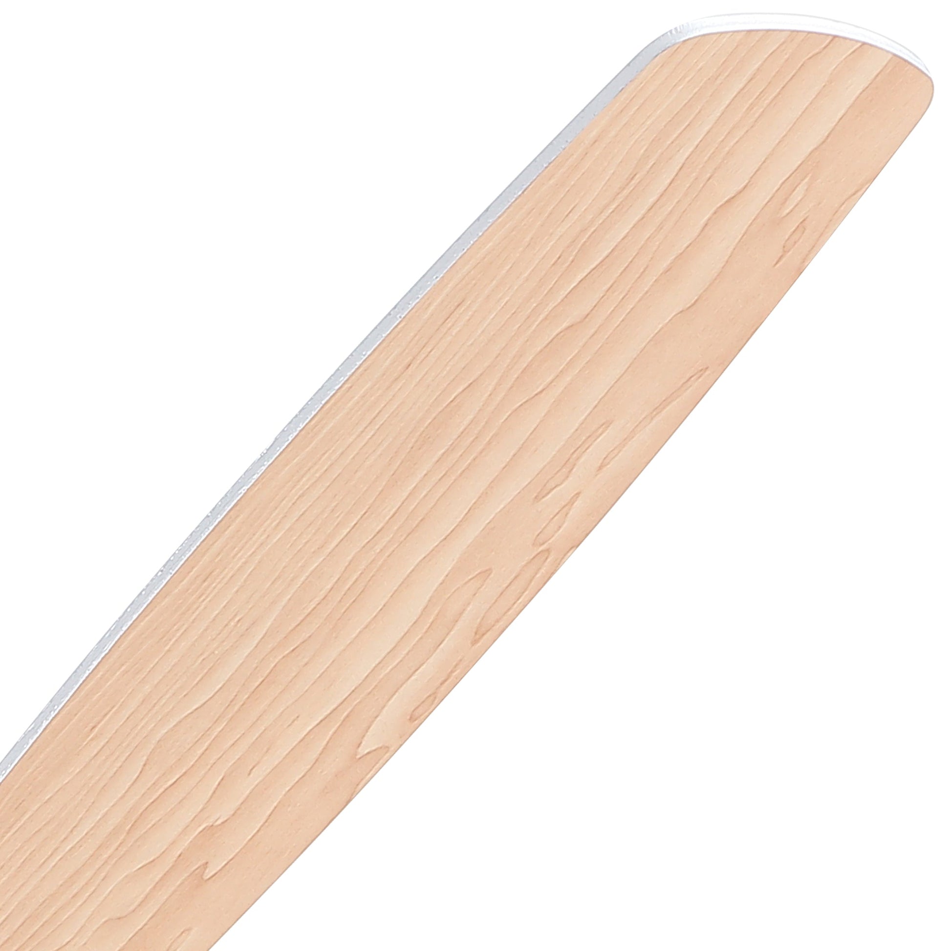 Ceiling fan blade 52 in wood with brushed nickel edge from HouseOfZazla on Tampa Home & Garden Store