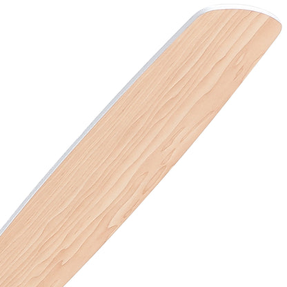 Ceiling fan blade 52 in wood with brushed nickel edge from HouseOfZazla on Tampa Home & Garden Store
