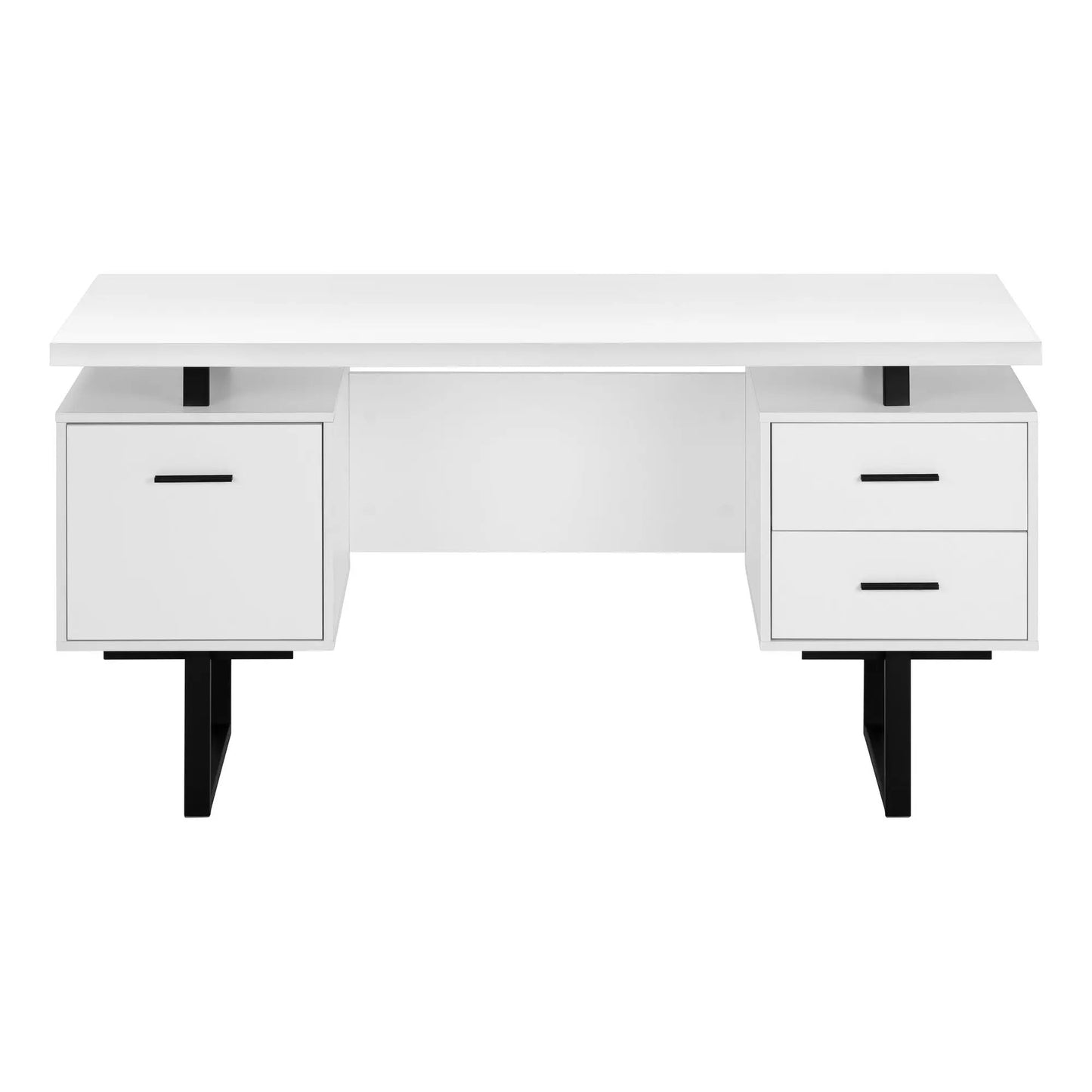 60 Inch Computer Desk For Home Office Drawers