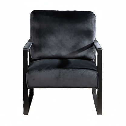 Mid Century Modern Chair With a Metal Frame