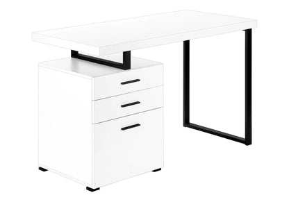 Left or Right Computer Desk with Ample Drawers
