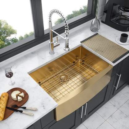 Farmhouse Apron Front Stainless Steel Sink