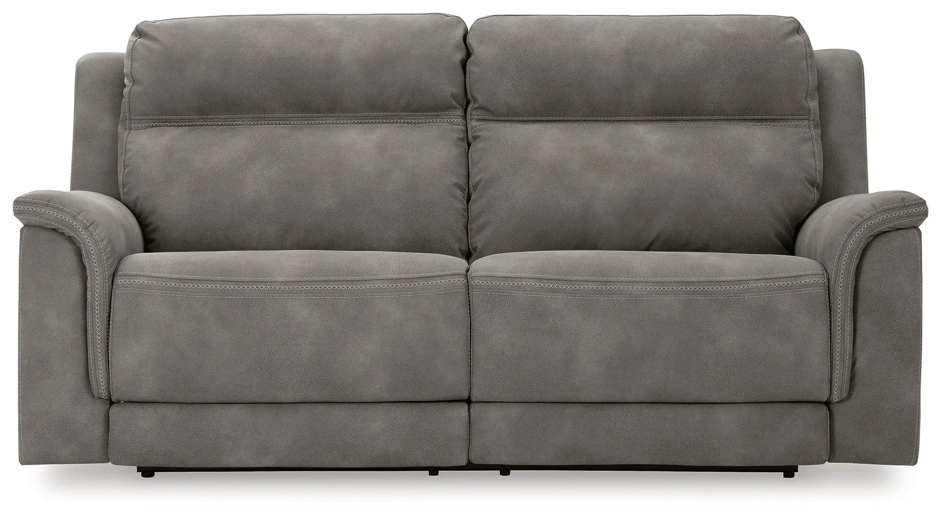 Reclining power sofa Next-Gen Durapella in gray faux leather by Unique Piece Furniture on Tampa Home & Garden Store