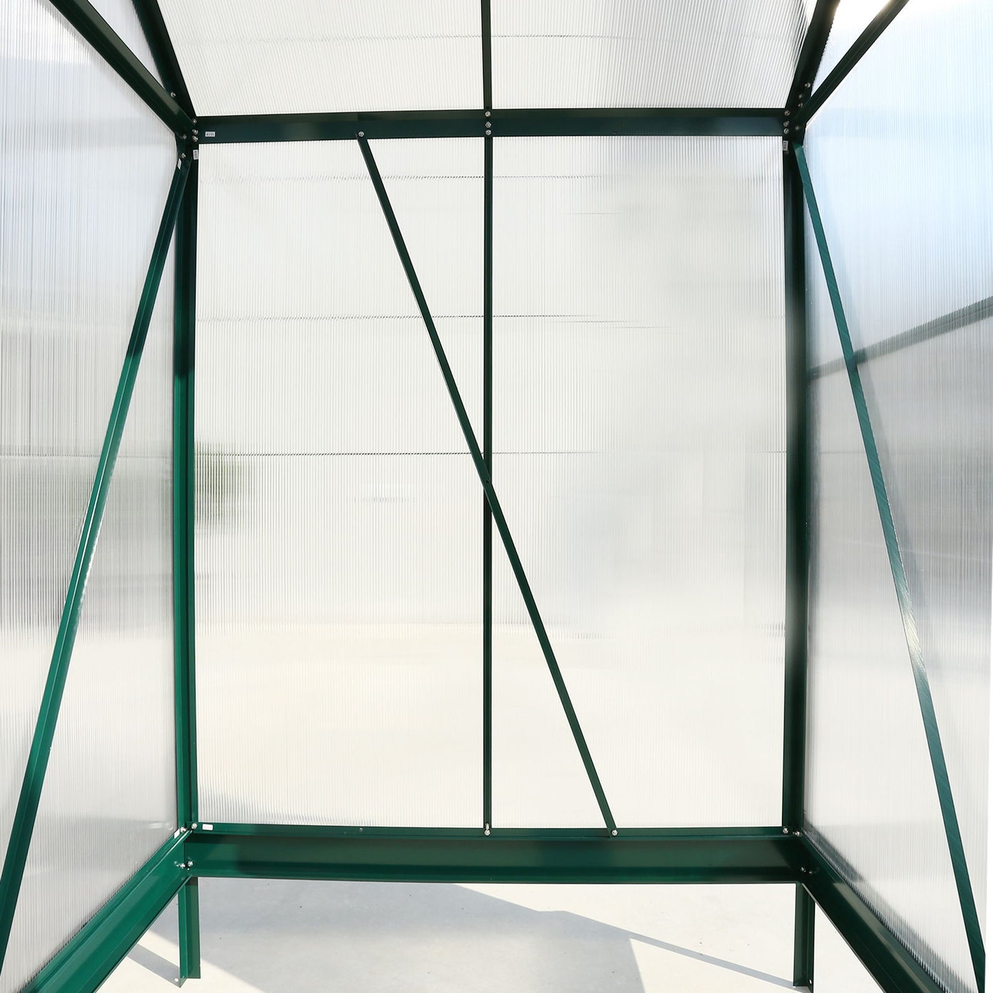 Heavy Duty Polycarbonate Greenhouse Kit and Door