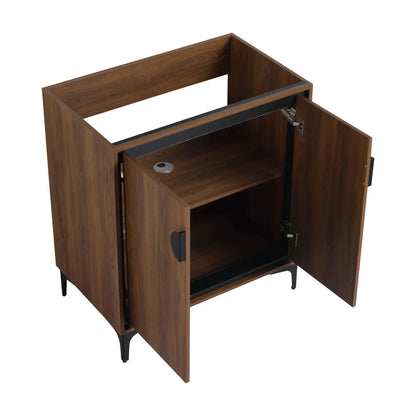 Modern vanity cabinet with engineered wood and soft-close doors by Unique Piece Furniture on Tampa Home & Garden Store