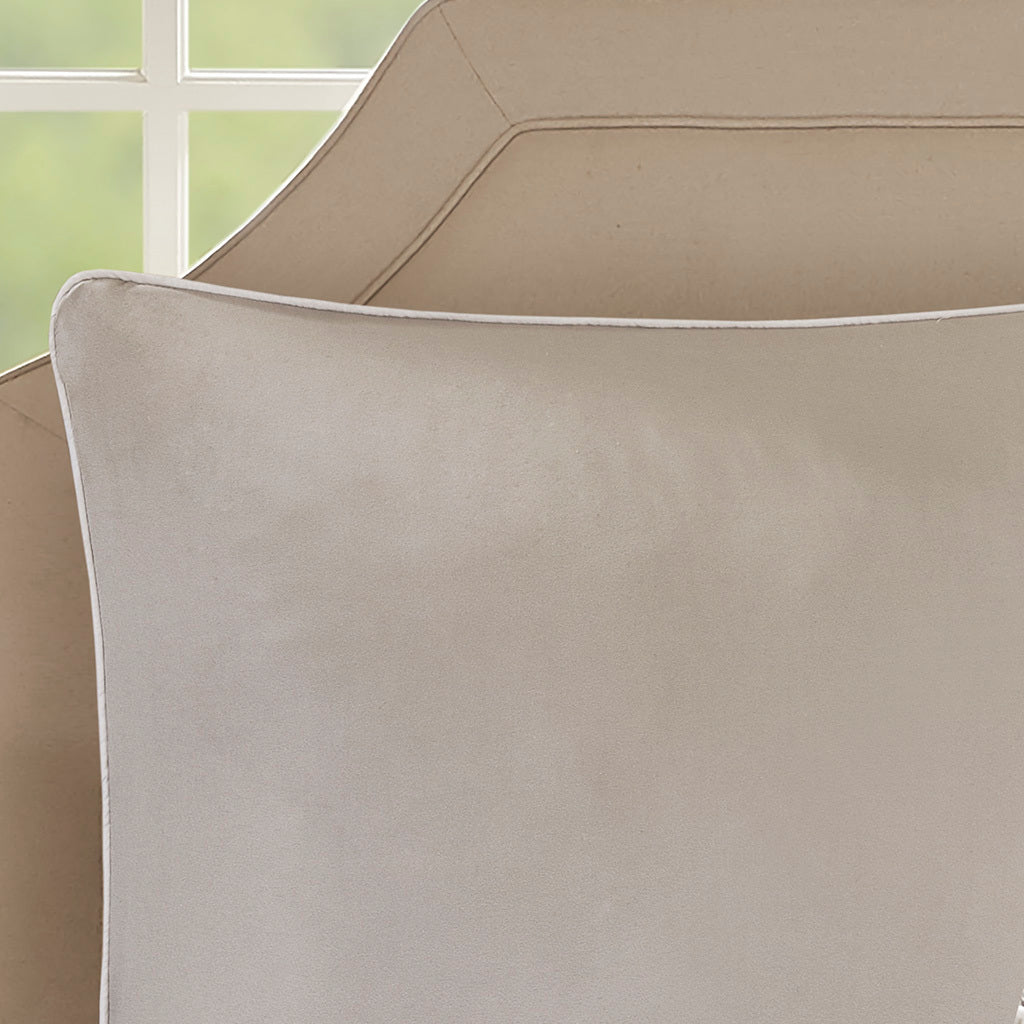 Embroidered and 8 Piece King Comforter Set