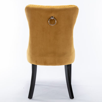 Nikki High End Tufted Dining Chair Set of Two