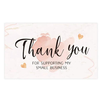English Holiday Thank You Card for Do It Yourself