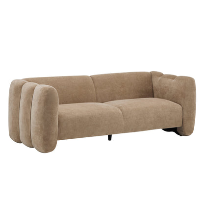 The Wave Velvet Sofa And High Back Support