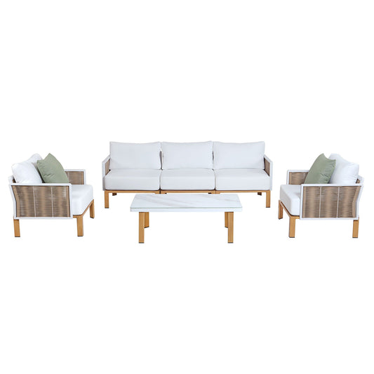 Vine White 4 Piece Outdoor Conversation Set