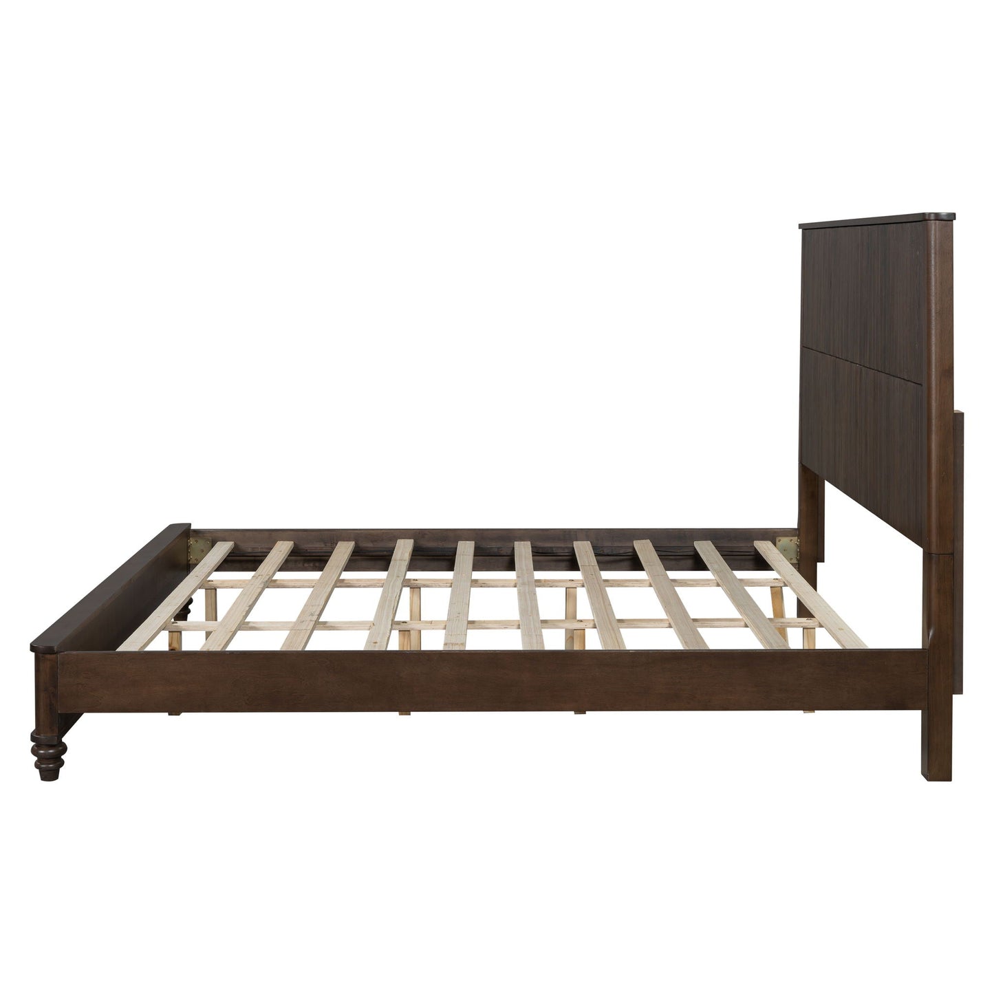 Solid Wood Platform Bed and the Tall Headboard
