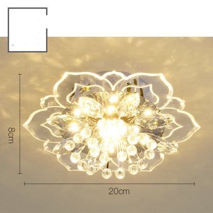 Lámpara de corredor de cristal pequeña Lámpara de sala de estar moderna minimalista
