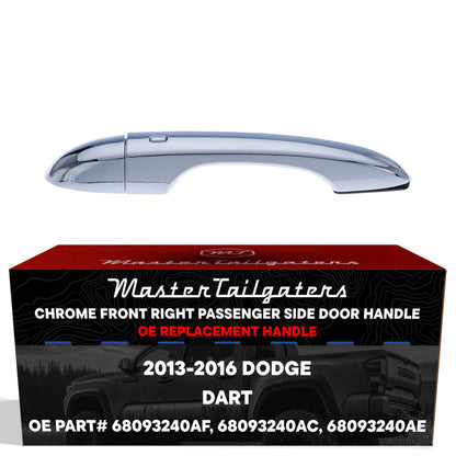 Chrome door handle for Dodge Dart 2013-2016 front right w/o keyhole Master Tailgaters on Tampa Home & Garden Store