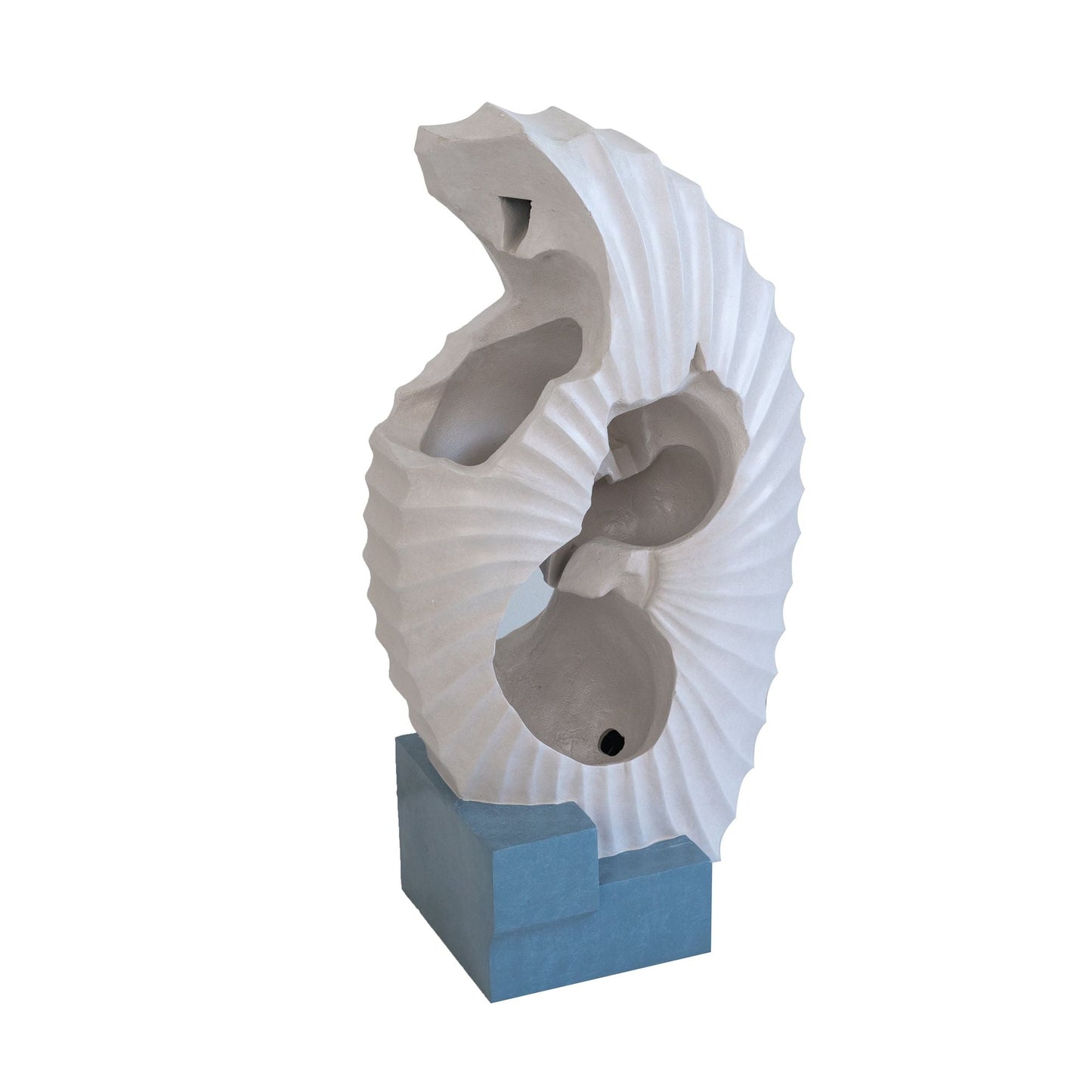 Abstract Water Fountain With Base and Night Light