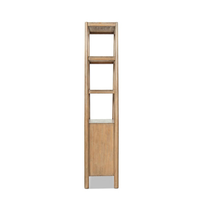 Natural reclaimed wood bookcase with lower cabinet, 86 in tall, HouseOfZazla standard bookcase on Tampa Home & Garden Store