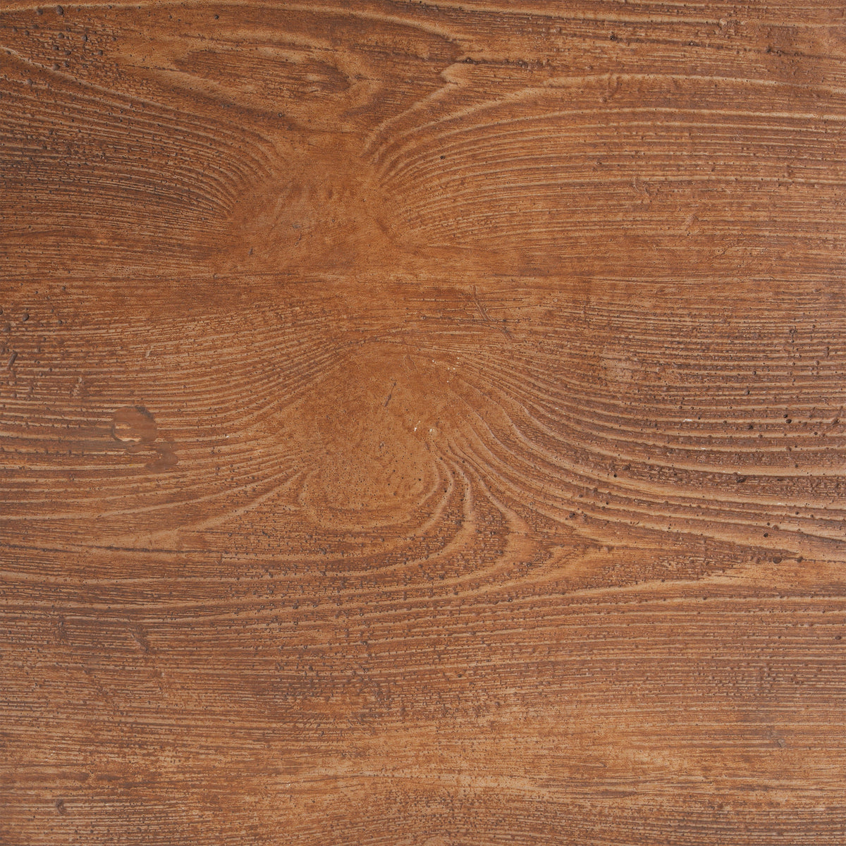 Iris outdoor three-legged wood-grain side table surface in warm brown tones on Tampa Home & Garden Store