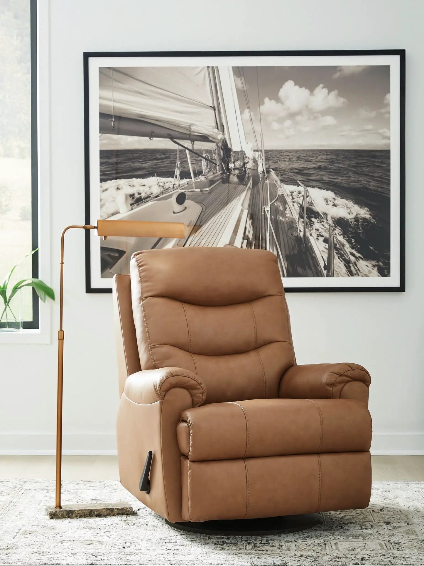 Flynwood Swivel Glider Recliner Cushioned Comfort