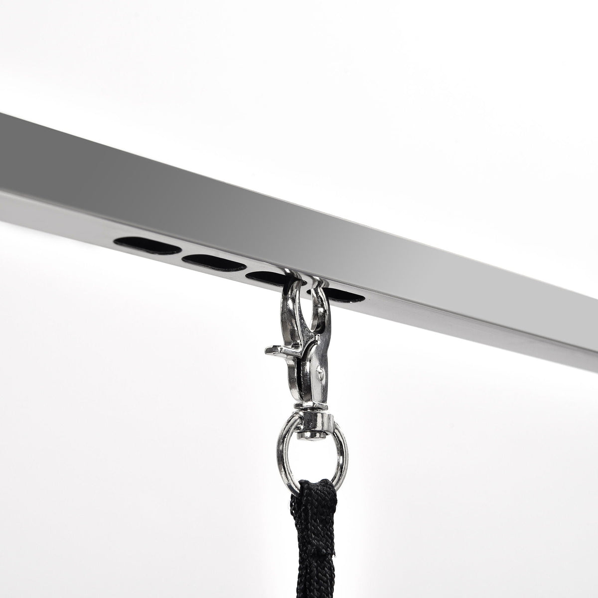 Grooming table arm with clamps and hanging rings chrome finish 2 rings on Tampa Home & Garden Store