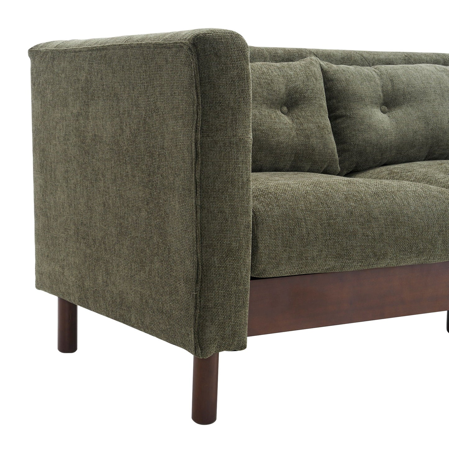 Luxurious Tufted Upholstered Living Room Sofa