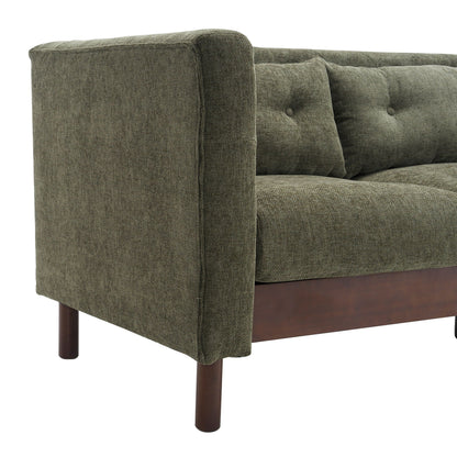 Luxurious Tufted Upholstered Living Room Sofa