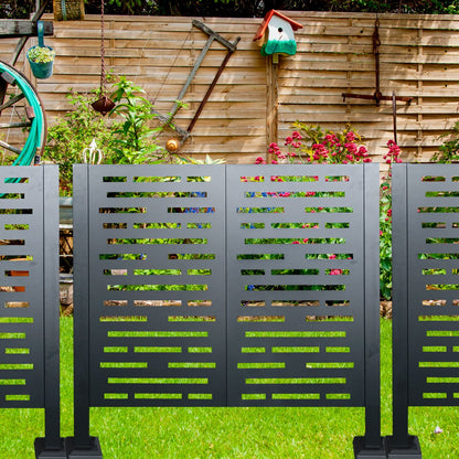 Air Conditioner Privacy Fence Cover and 3 Panels