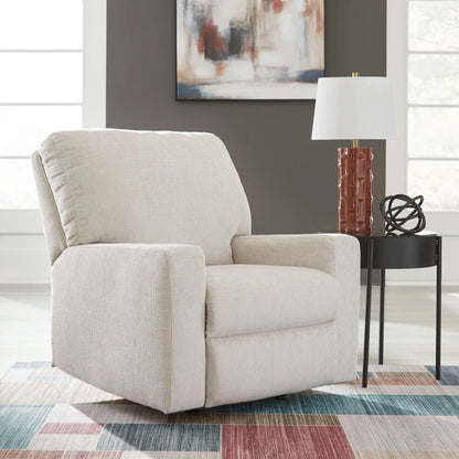 Aviemore Rocker Recliner in beige fabric upholstery by Unique Piece Furniture on Tampa Home & Garden Store