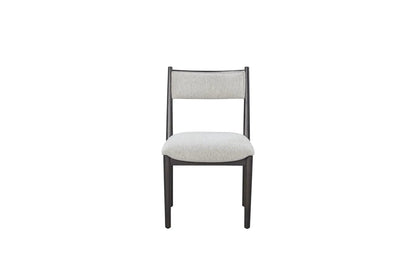 Comfortable Crescent Chair Set Peppercorn Finish