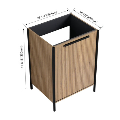 Contemporary Vanity with Adjustable Shelves