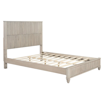 Solid Wood Platform Bed and the Tall Headboard