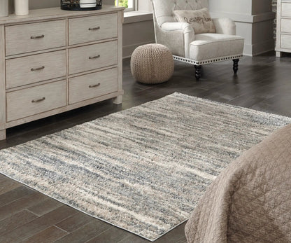Gizela Rug accent rug in soft gray-beige textured loop pile on Tampa Home & Garden Store