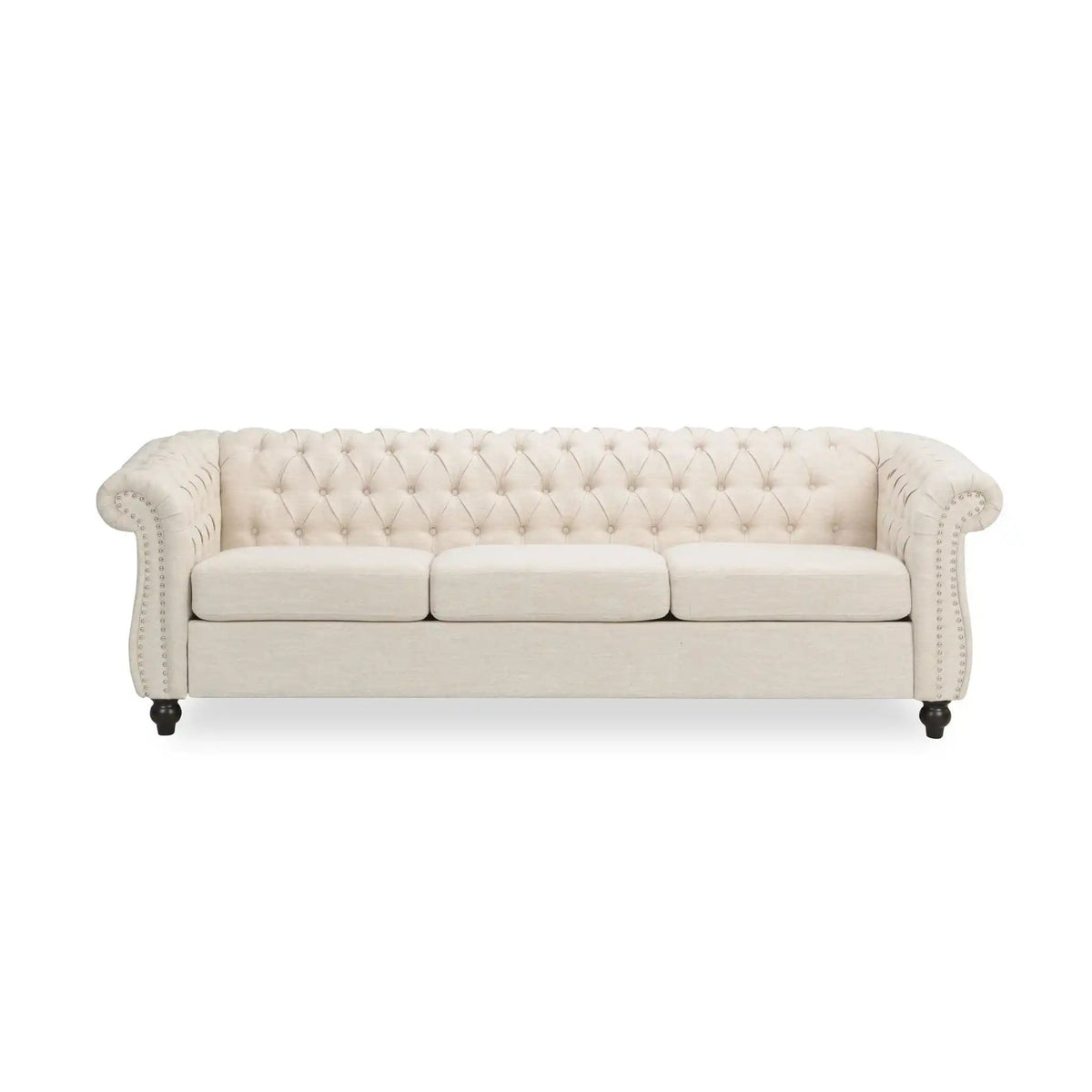 Chesterfield 3 Seater Sofa and Button Tufting