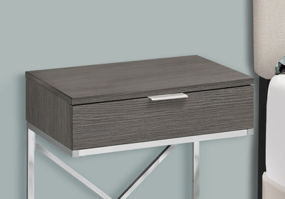 Accent Side Table With Storage Drawer Large Top