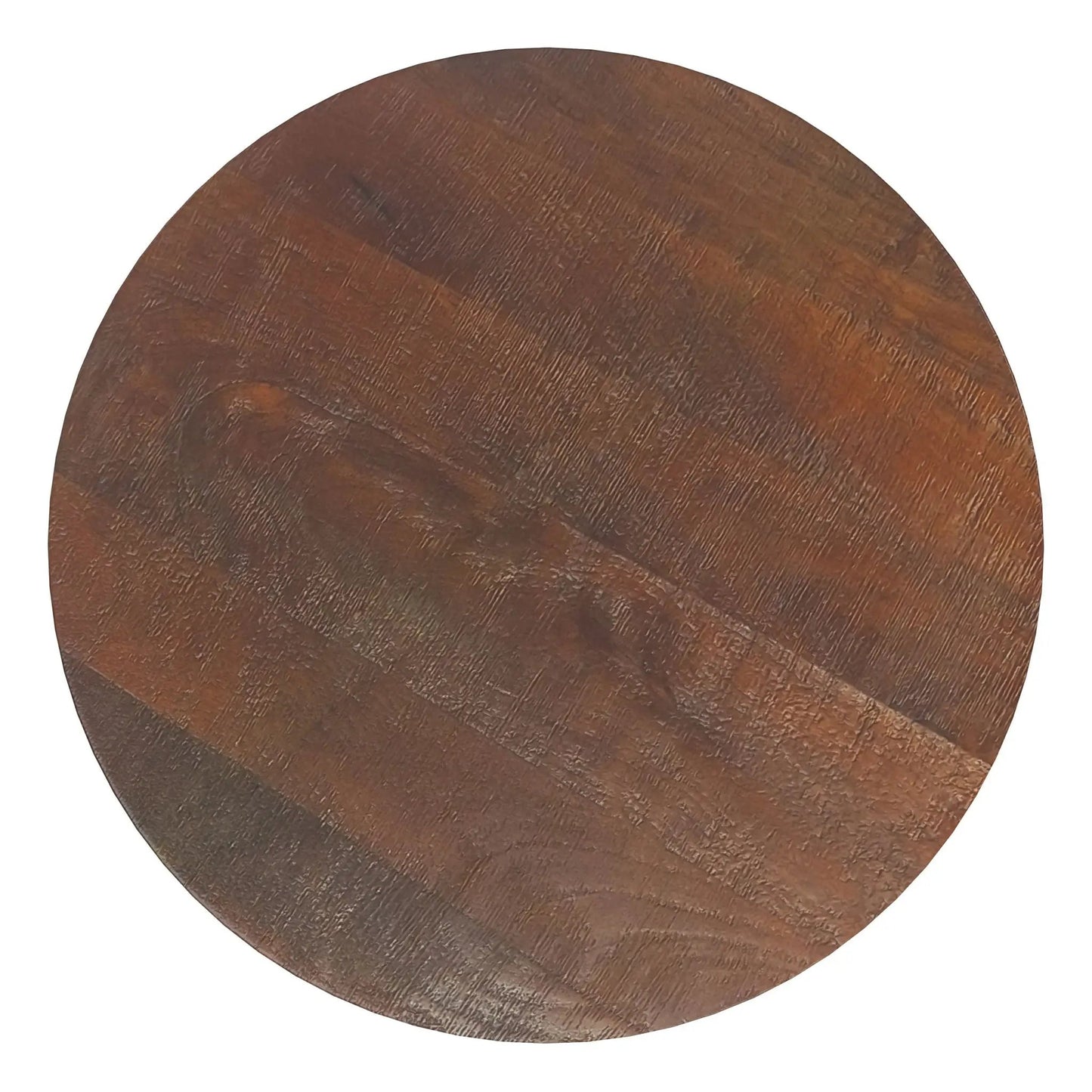 Boyd Handcrafted Accent Table round wood top warm brown finish by Unique Piece Furniture on Tampa Home & Garden Store