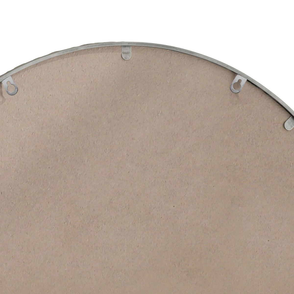 Arched wall mirror back with metal mounting tabs; silver or gold finish on Tampa Home & Garden Store
