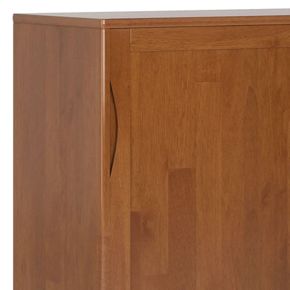 Harper Handcrafted Rubberwood Storage Cabinet