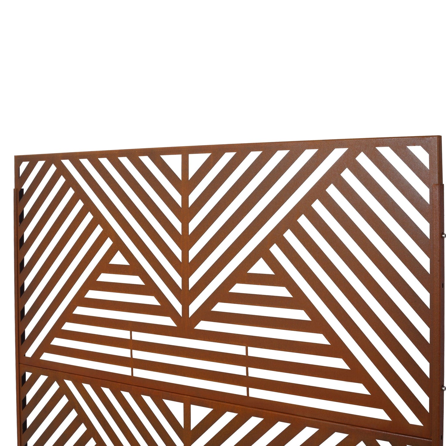 Freestanding Metal Privacy Screen and Stand