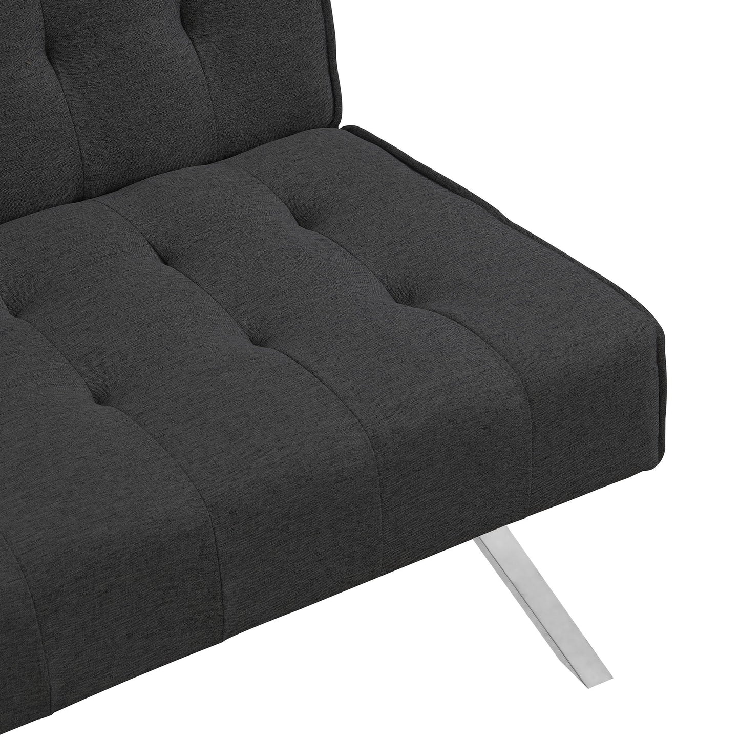 Modern Futon Sofa Bed and Convertible Guest Seat