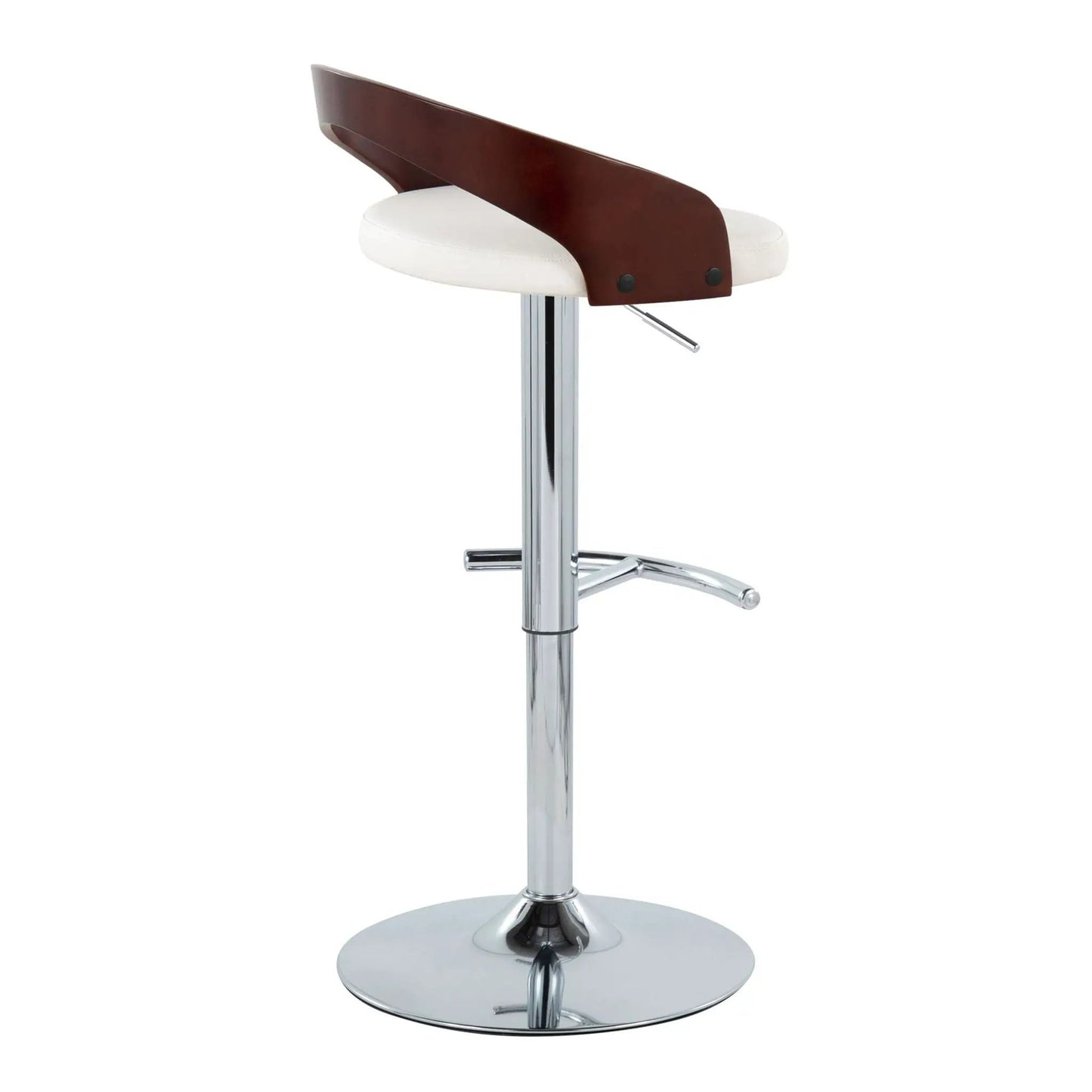 Grotto Contemporary Adjustable Barstool Swivel