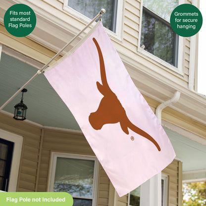 University of Texas 3x5 single-sided sublimated flag with 2 grommets on Tampa Home & Garden Store