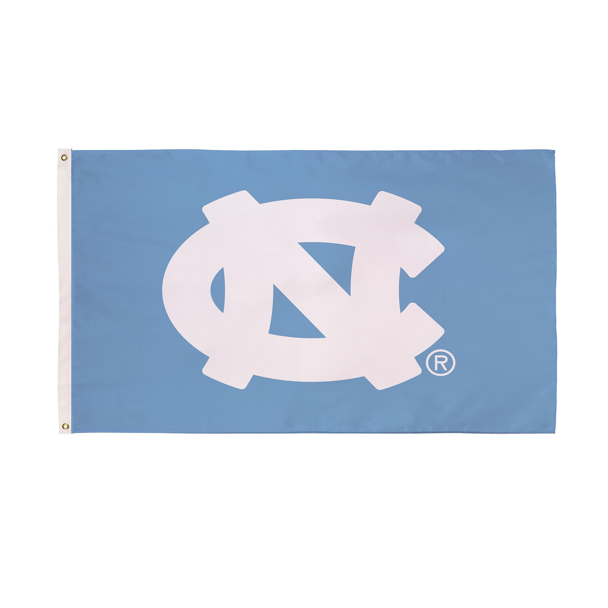 UNC 3x5 blue sublimated flag with UNC emblem and 2 leftedge grommets Evergreen Enterprises on Tampa Home & Garden Store