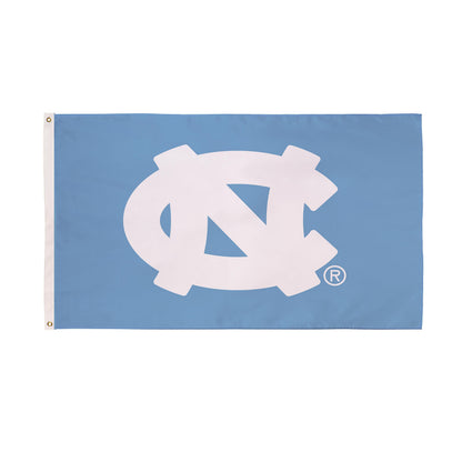 UNC 3x5 blue sublimated flag with UNC emblem and 2 leftedge grommets Evergreen Enterprises on Tampa Home & Garden Store