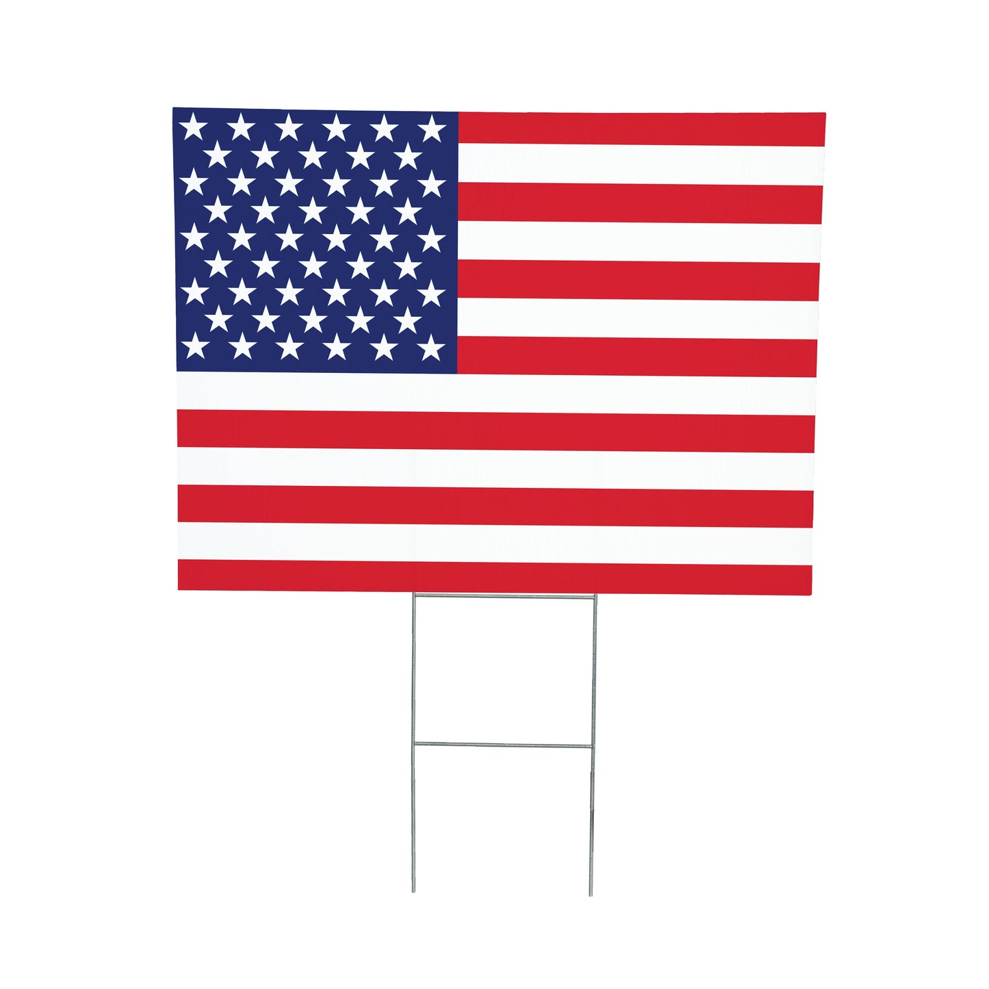 American Classic Stars & Stripes Yard Sign 24x18 with metal stake Evergreen Enterprises on Tampa Home & Garden Store